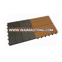 Eco-friendly and durable interlocking outdoor flooring/wpc diy decking tile for sale