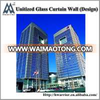 Hwarrior Guangzhou Aluminum Frame,Glass,Accessories Aluminium And Glass Curtain Wall