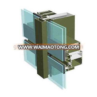 High Quality Aluminium Invisible Curtain Wall Profiles