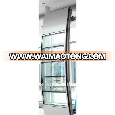 High quality powder coated anodize mill finish aluminum extrusion window and door curtain wall